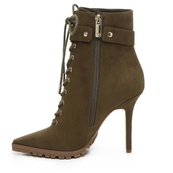 Jlo Green Jaylah Stiletto Boots Size 11M - Picture 2 of 4